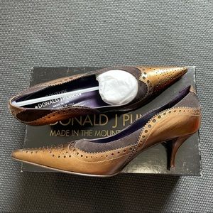 Donald J Pliner - Ruthy Antiqued Gold Heels